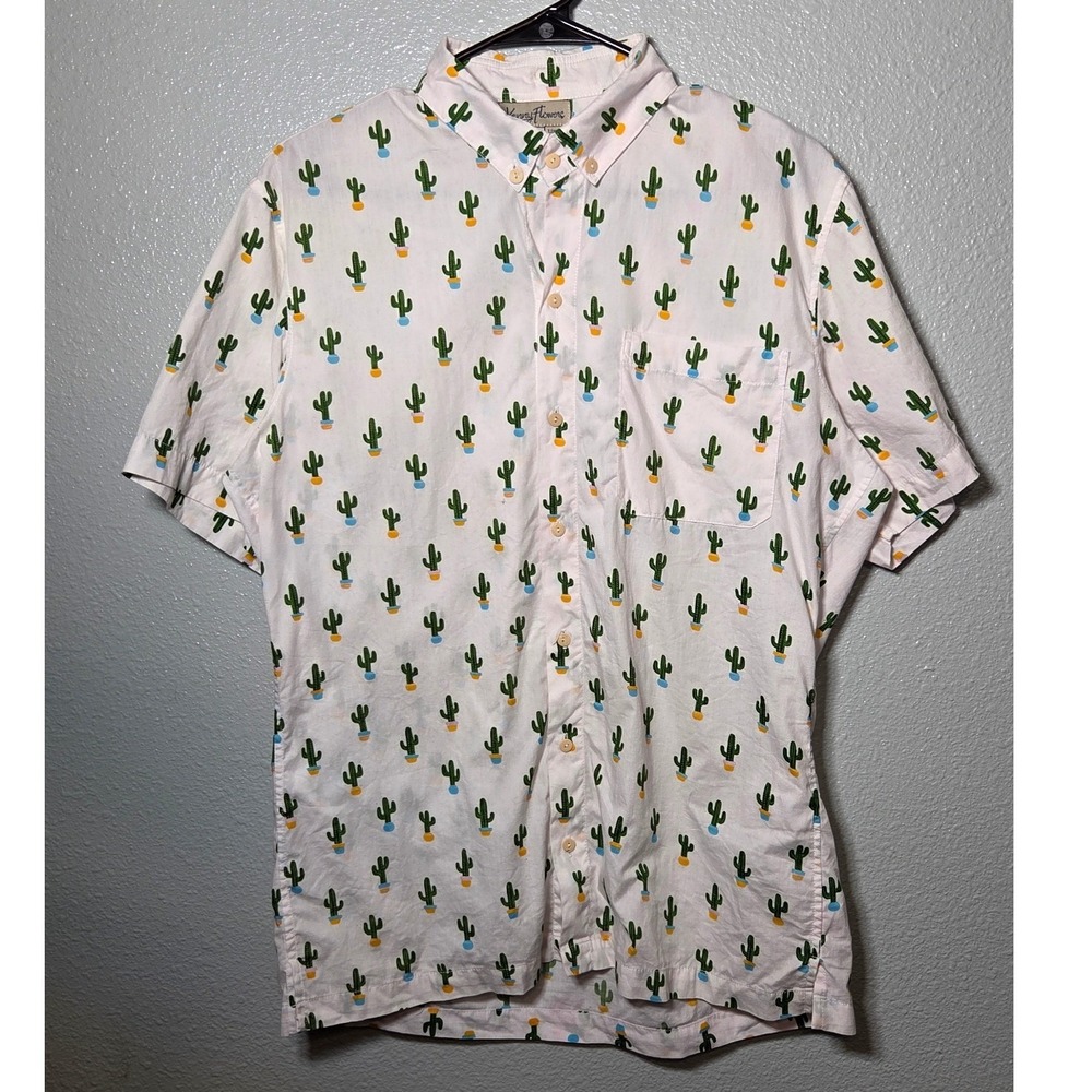 Kenny Flowers Limited Edition Cotton Cactus Button Large Dopamine Dressing
